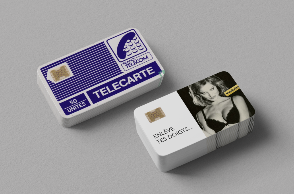 Télécarte Wonderbra « Enlève tes doigts… », premier prix du concours 1995, Éric Diratzouyan